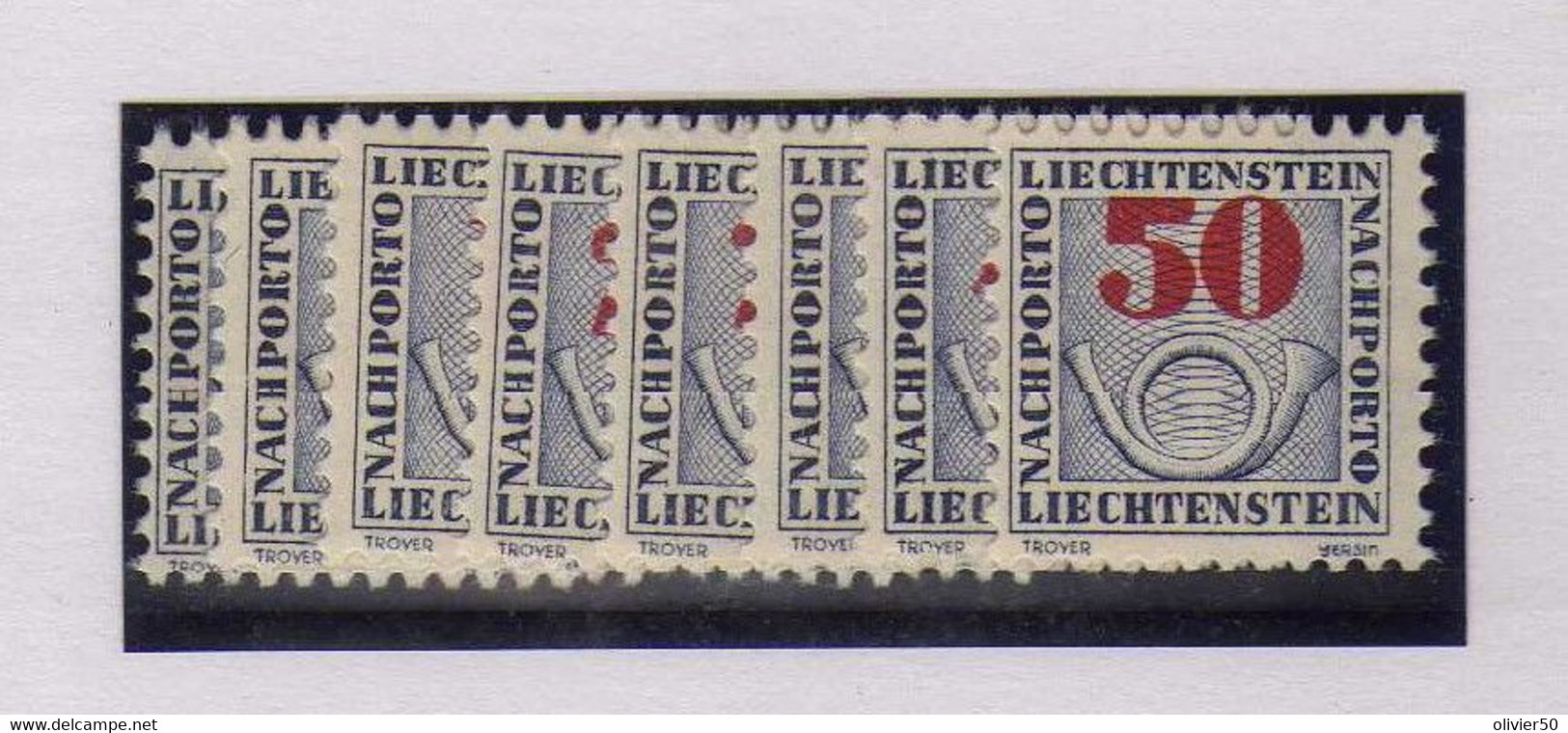 Liechtenstein -  1940 - Serie De Timbres-Taxe - Neufs** - MNH - Postage Due