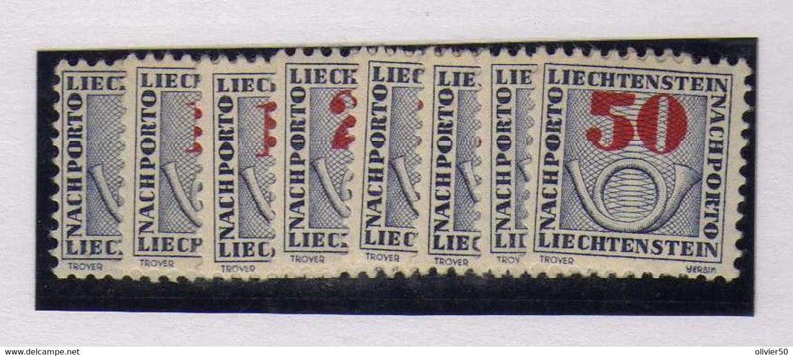 Liechtenstein -  1940 - Serie De Timbres-Taxe - Neufs** - MNH - Impuesto