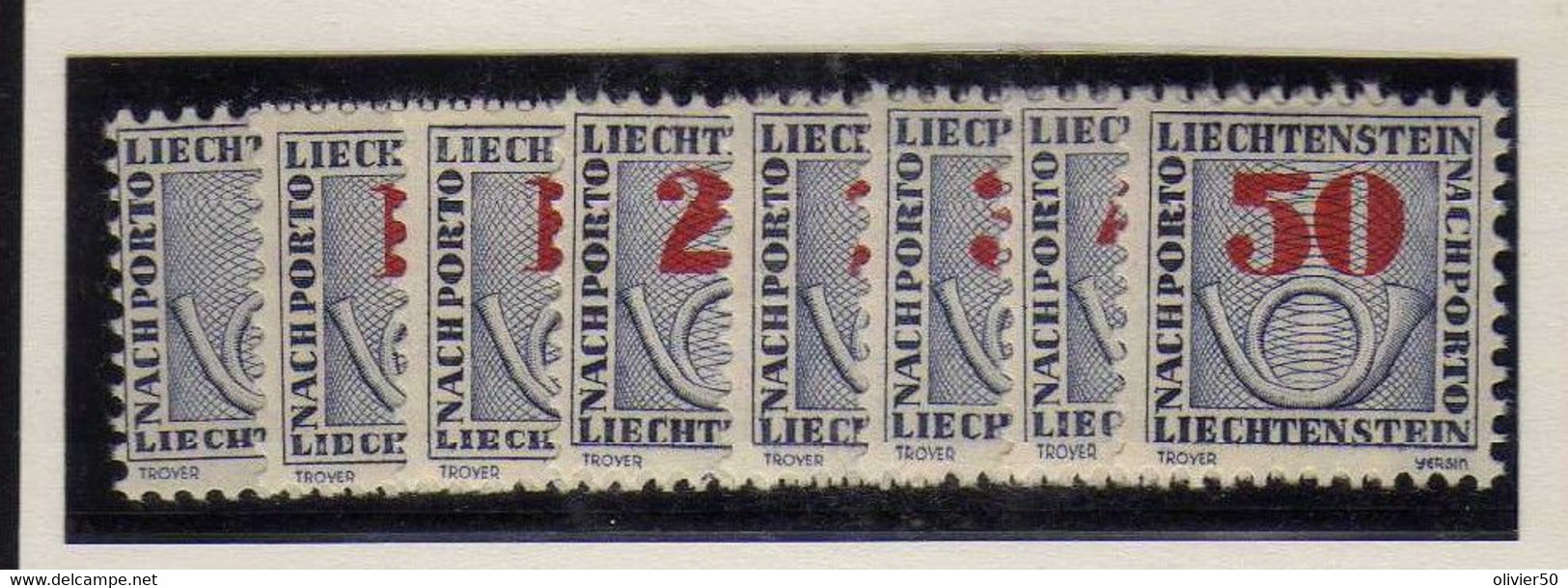 Liechtenstein -  1940 - Serie De Timbres-Taxe - Neufs* - MH - Postage Due