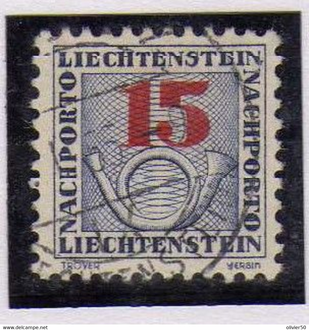 Liechtenstein -  1940 - 15 R. Timbre-Taxe - Oblitere - Strafportzegels