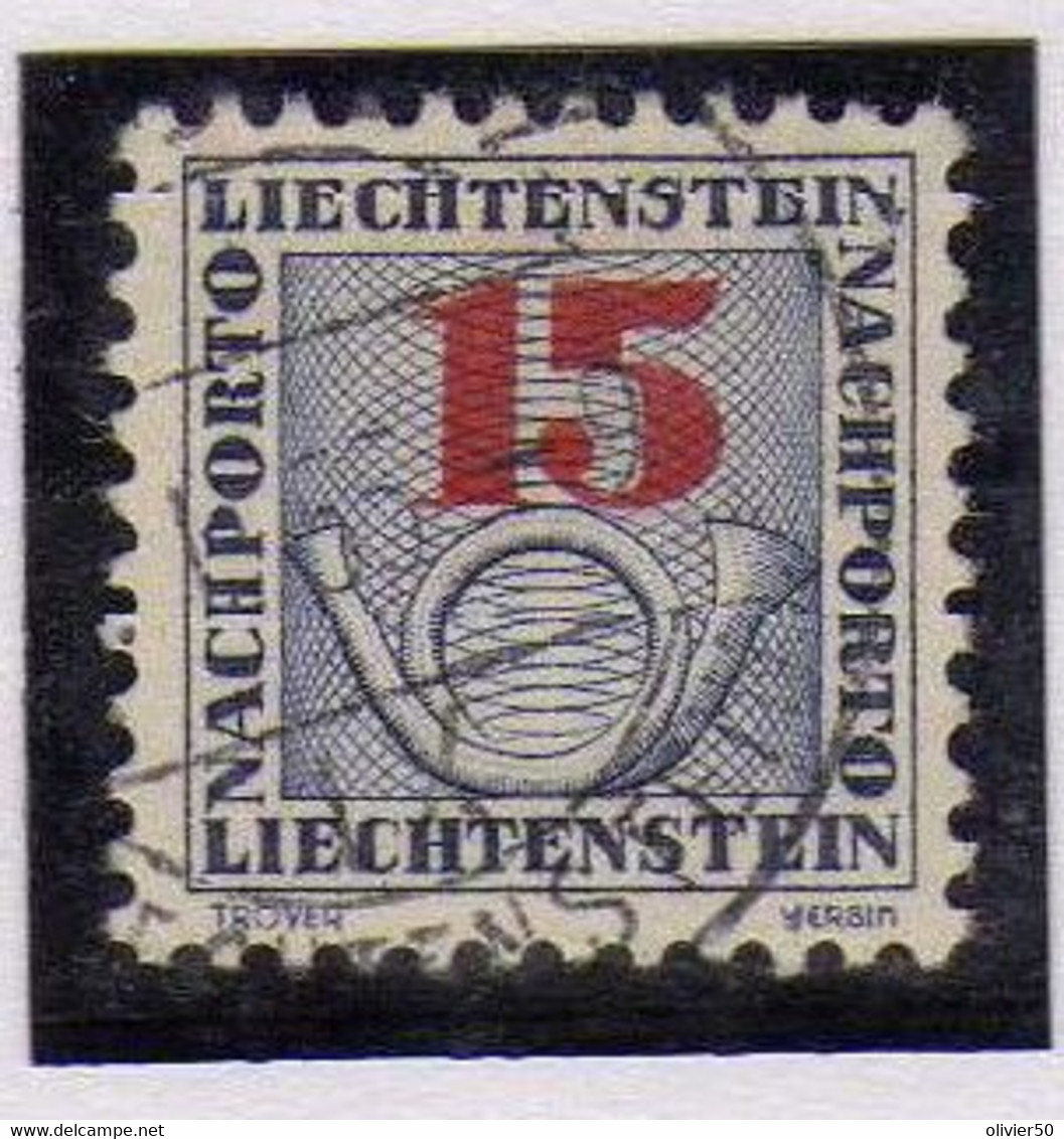 Liechtenstein -  1940 - 15 R. Timbre-Taxe - Oblitere - Taxe