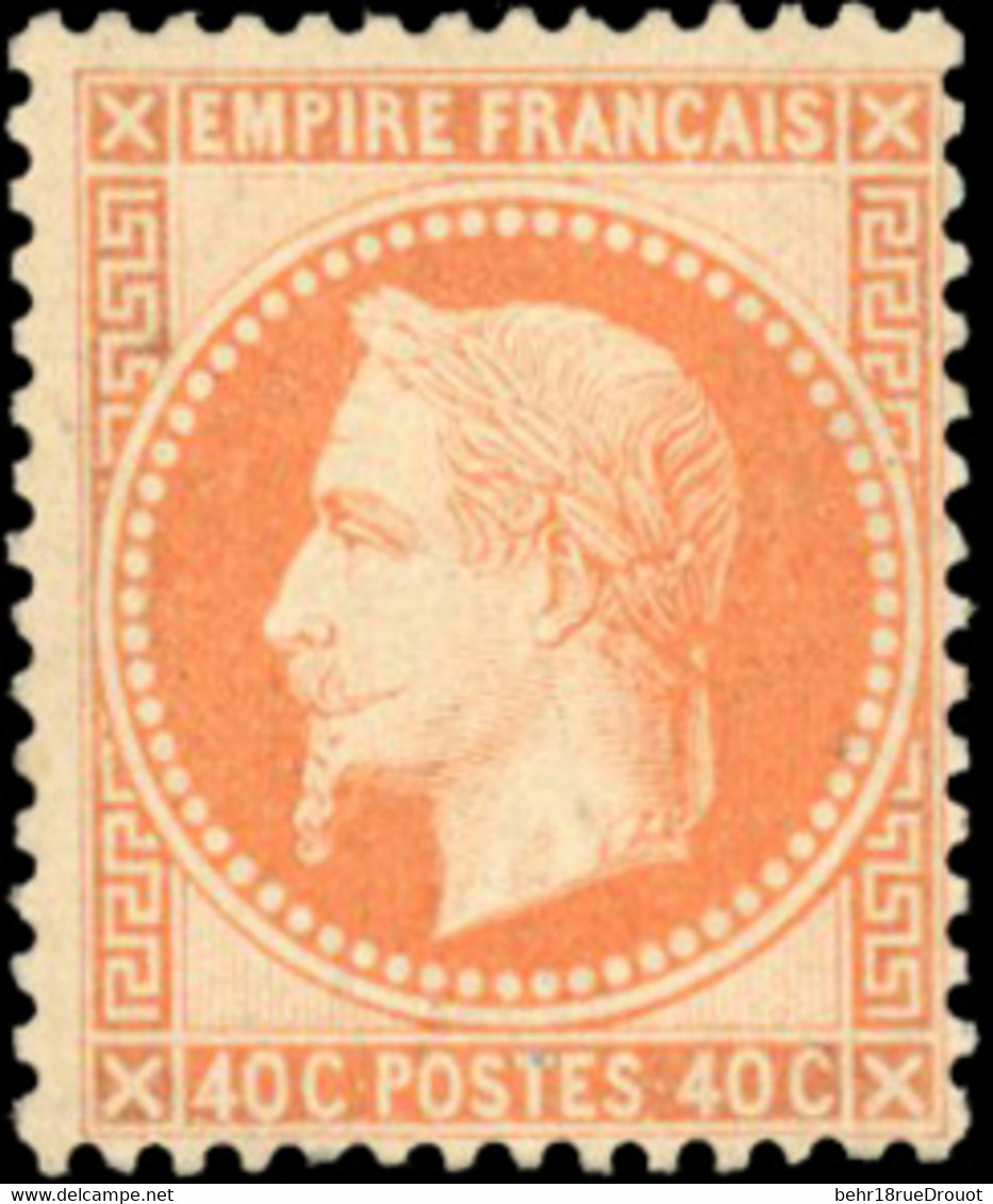 (*) 31 - 40c. Orange. Couleur Exceptionnelle. TB. - 1863-1870 Napoleon III With Laurels