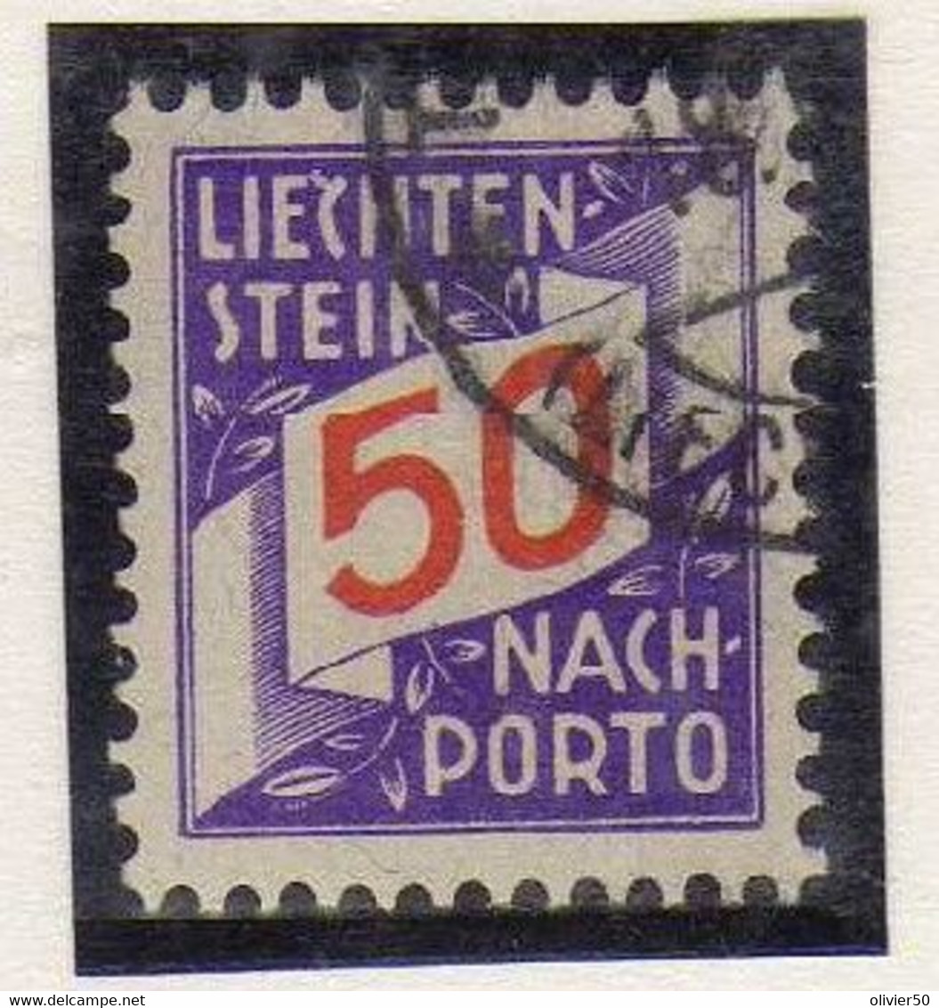 Liechtenstein -  1928 -   50  R. Timbre-Taxe - Oblitere - Impuesto