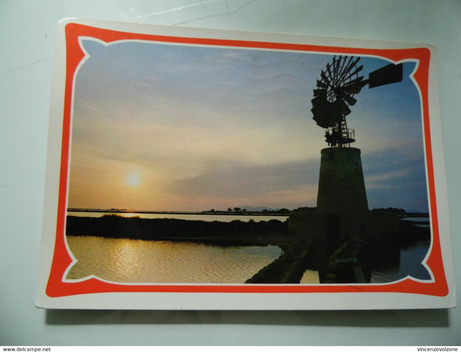 Cartolina Viaggiata "MARSALA Saline Al Tramonto" 1994 - Marsala