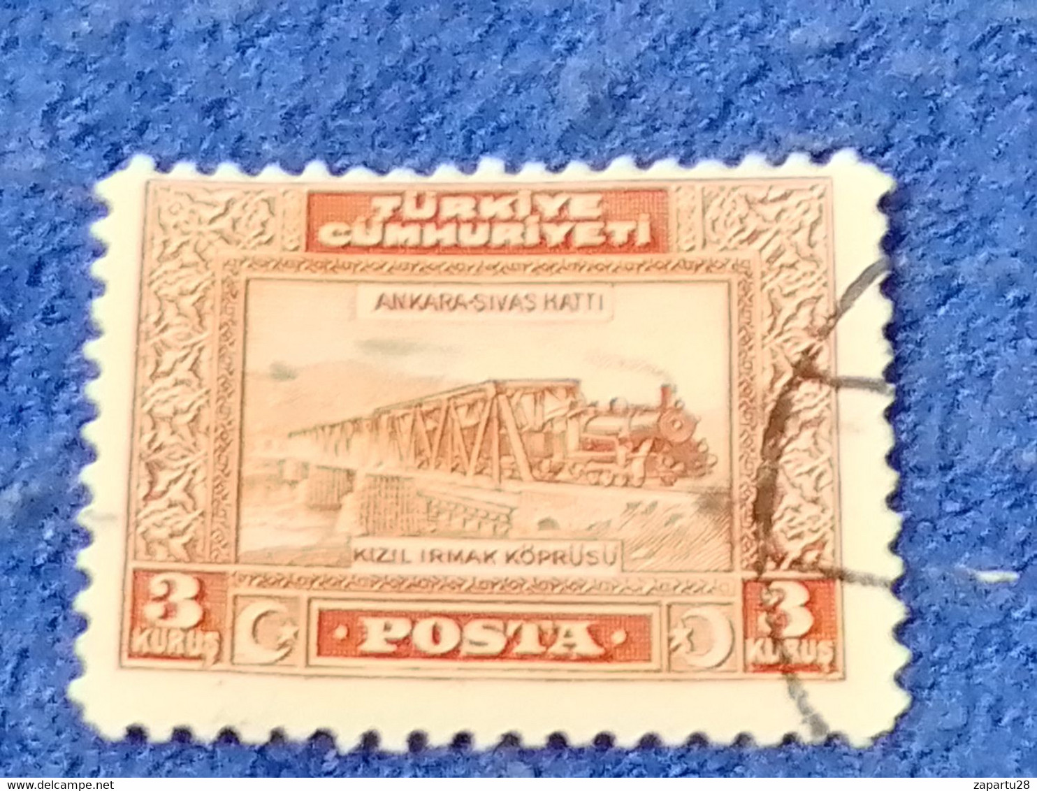 TÜRKEY--1920-30 -  3K   DAMGALI - Oblitérés