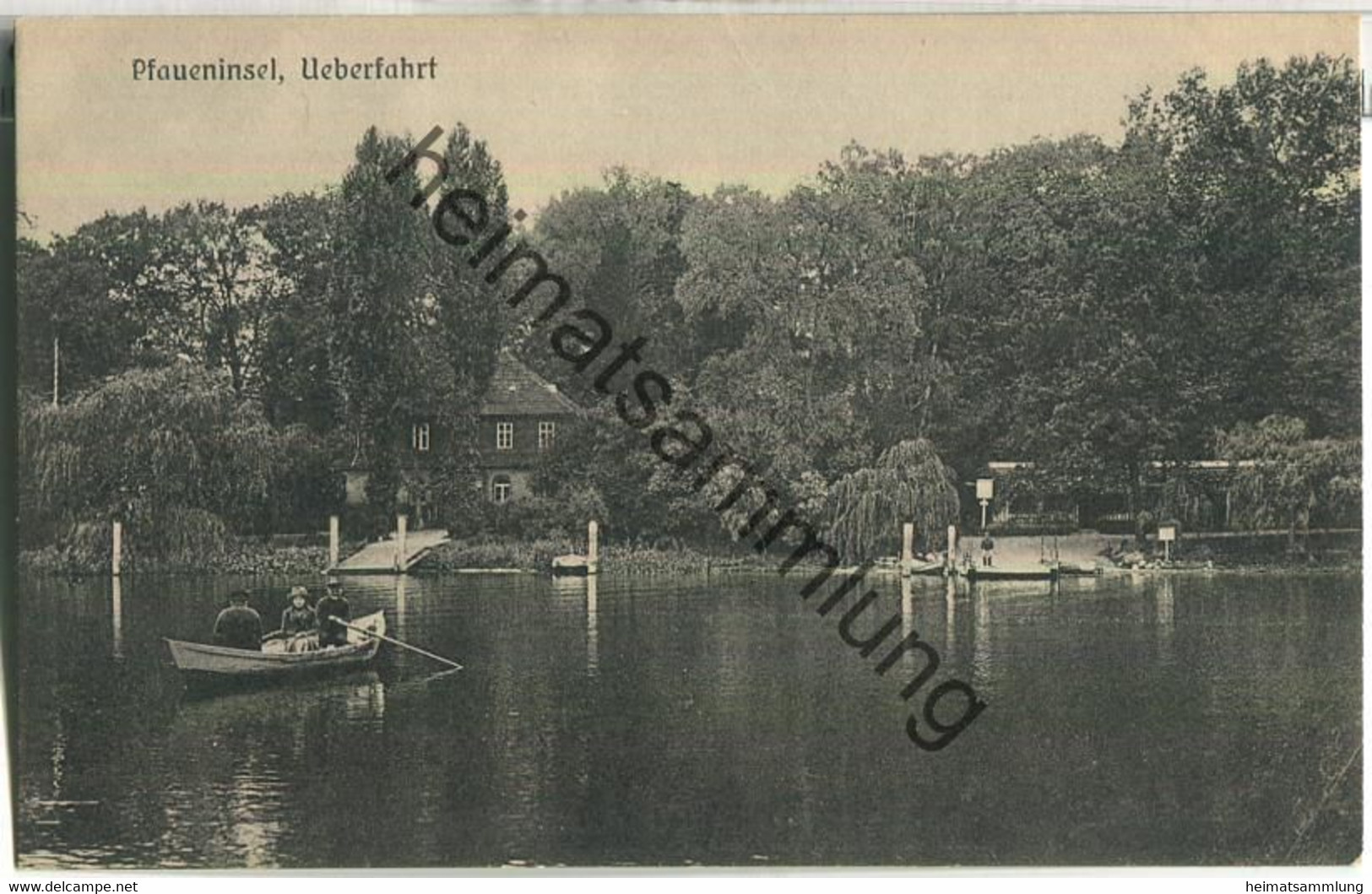 Berlin - Pfaueninsel - Überfahrt Ca. 1910 - Wannsee