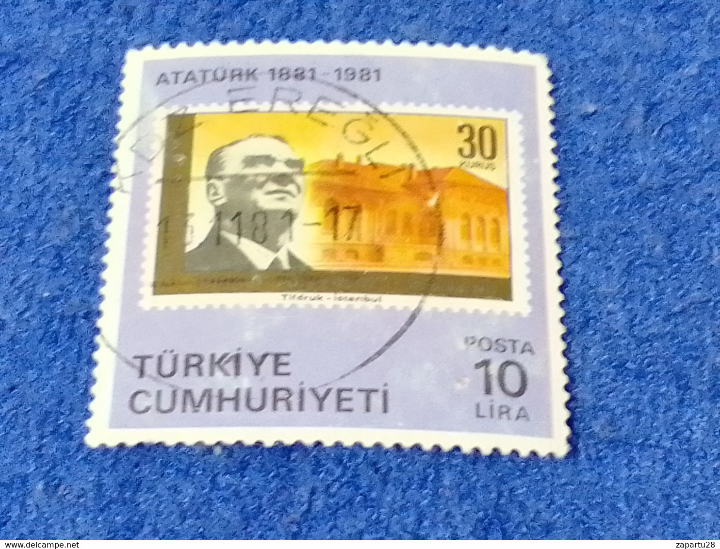 TÜRKEY--1980-90 -  10L       DAMGALI - Used Stamps