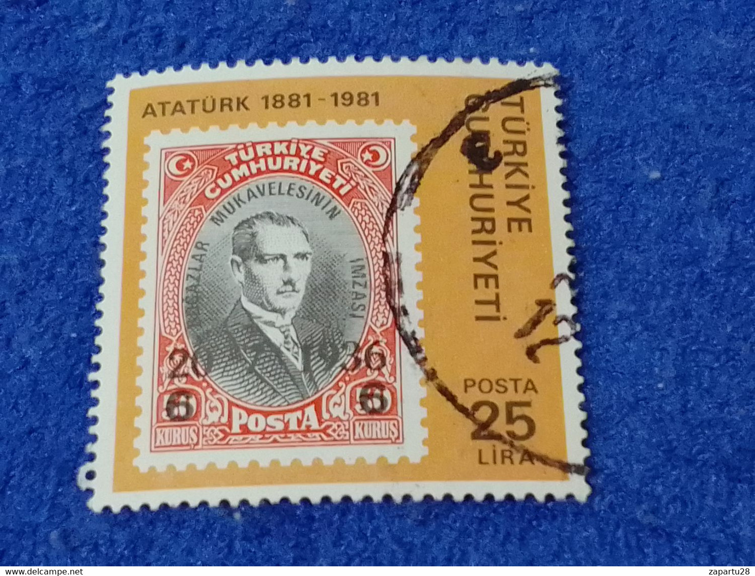 TÜRKEY--1980-90 -  25L       DAMGALI - Used Stamps