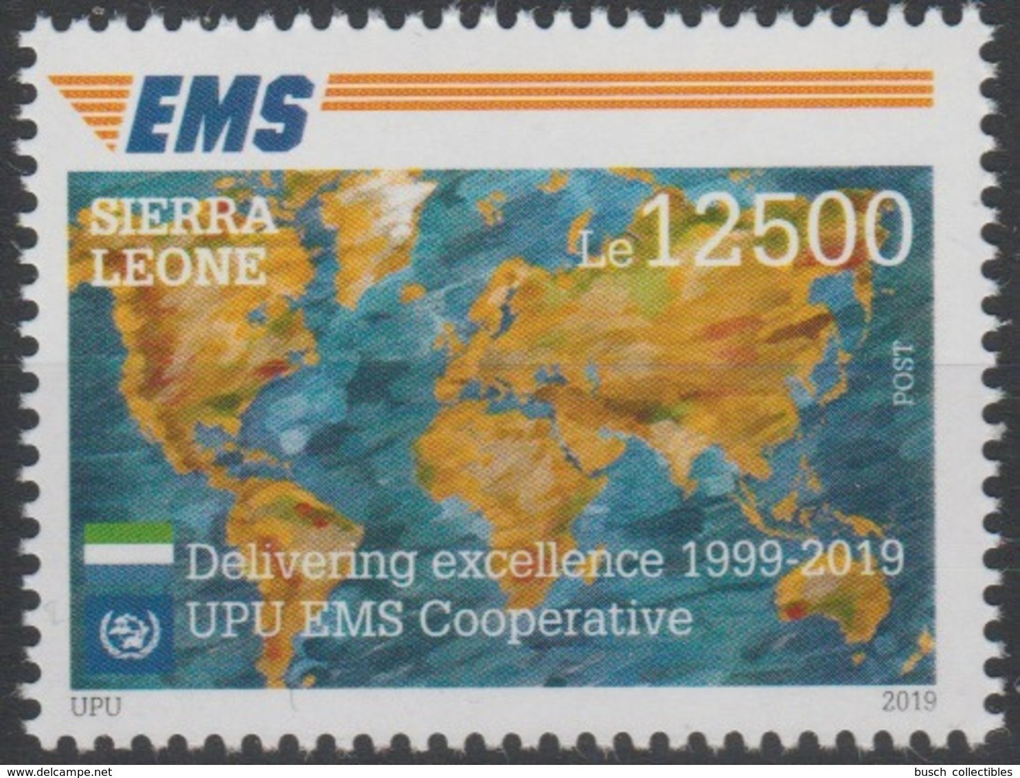 Sierra Leone 2019 Mi. ? Joint Issue 20e Anniversaire EMS 20 Years Emission Commune E.M.S. UPU - Emisiones Comunes