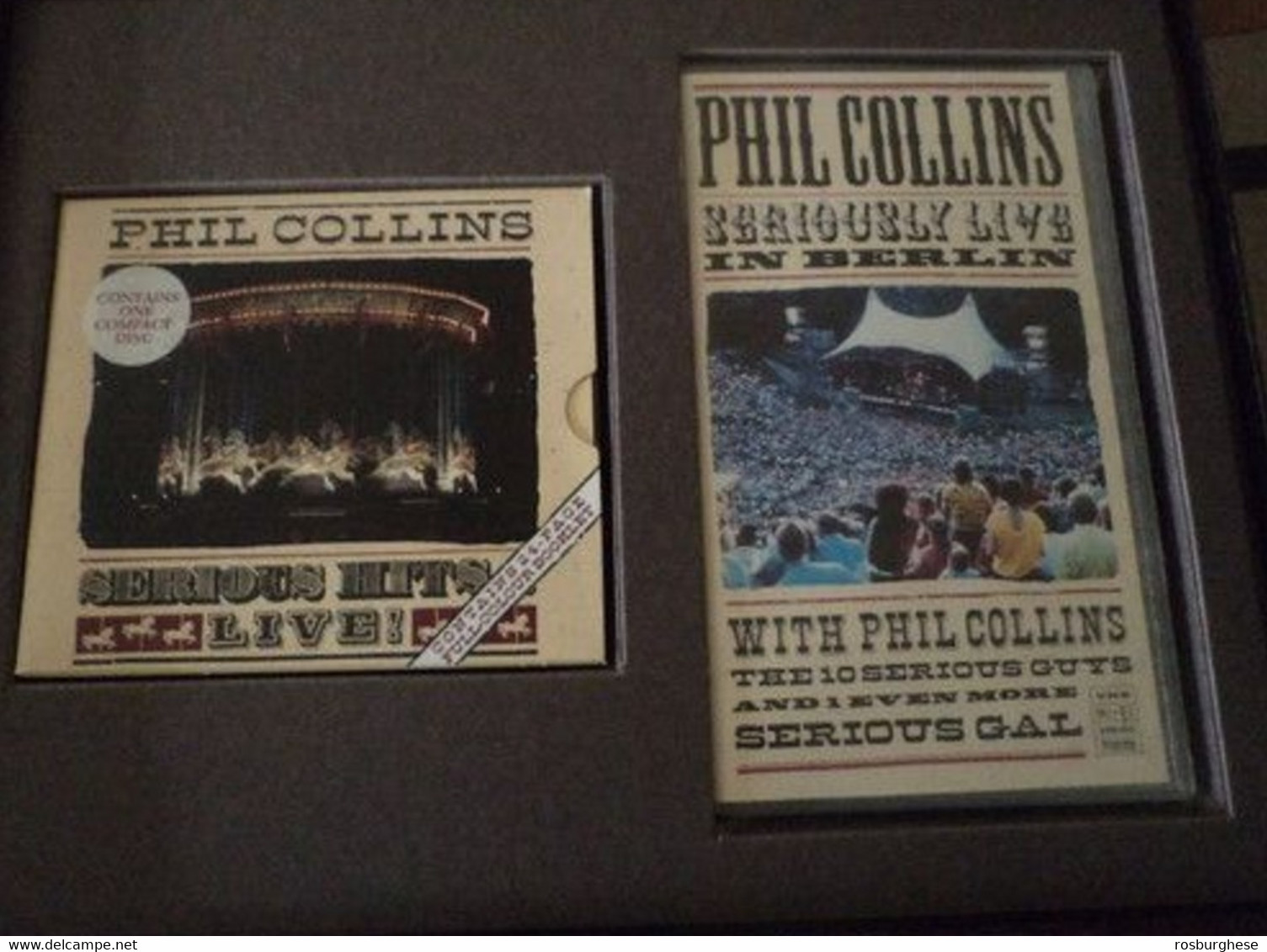 Phil Collins Serious Hits...Live! Cd + Tour Book + Vhs BOX Nuovo - Limited Editions