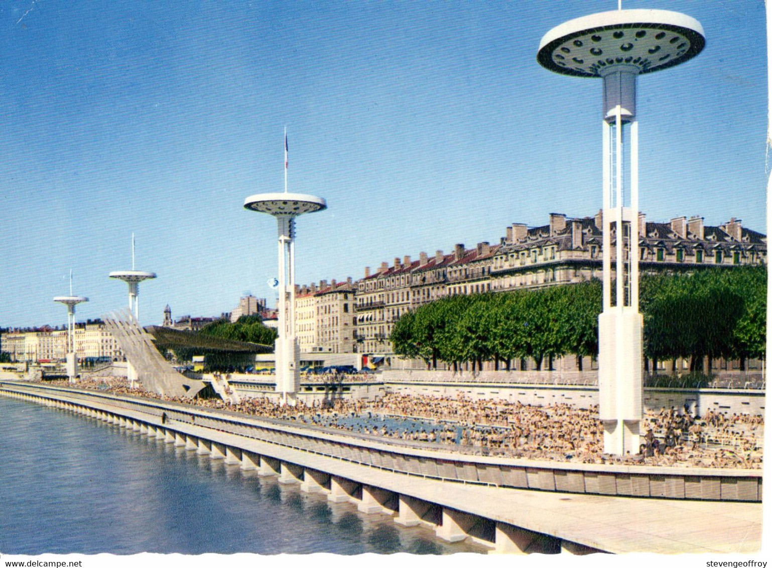 69 Rhone Lyon 7 Centre Nautique Audouze Tabourin Batiment Edifice Tony Bertrand Blanchi Courville - Lyon 7