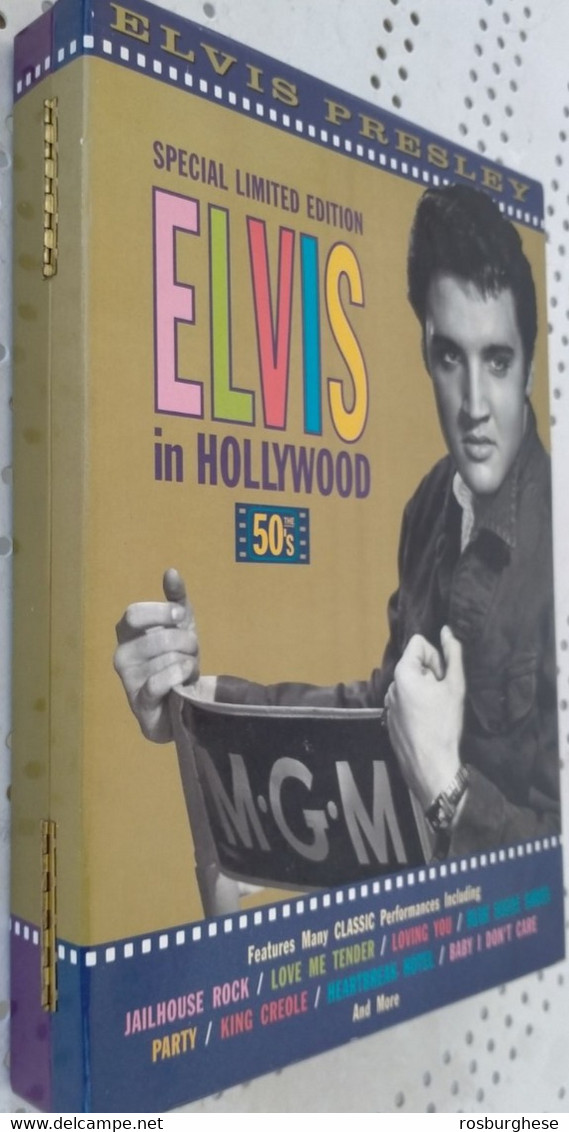 Elvis Presley Elvis In The 50's / Elvis In Hollywood BOX + CD + VHS + Libretto + 4 Maxi Foto - Limited Editions