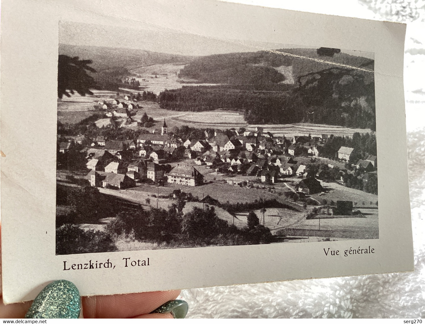 Lenzkirch ,   Total Foret-Noire Vue Générale Petite Carte Village, Vue Générale Lenzkirch, Total - 1950 - ...