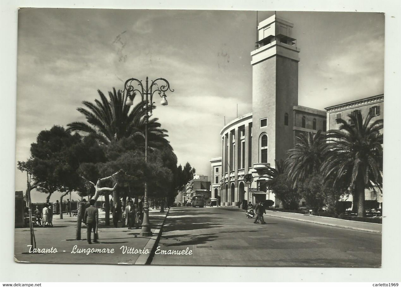 TARANTO - LUNGARNO VITT. EMANUELE  - VIAGGIATA  FG - Taranto