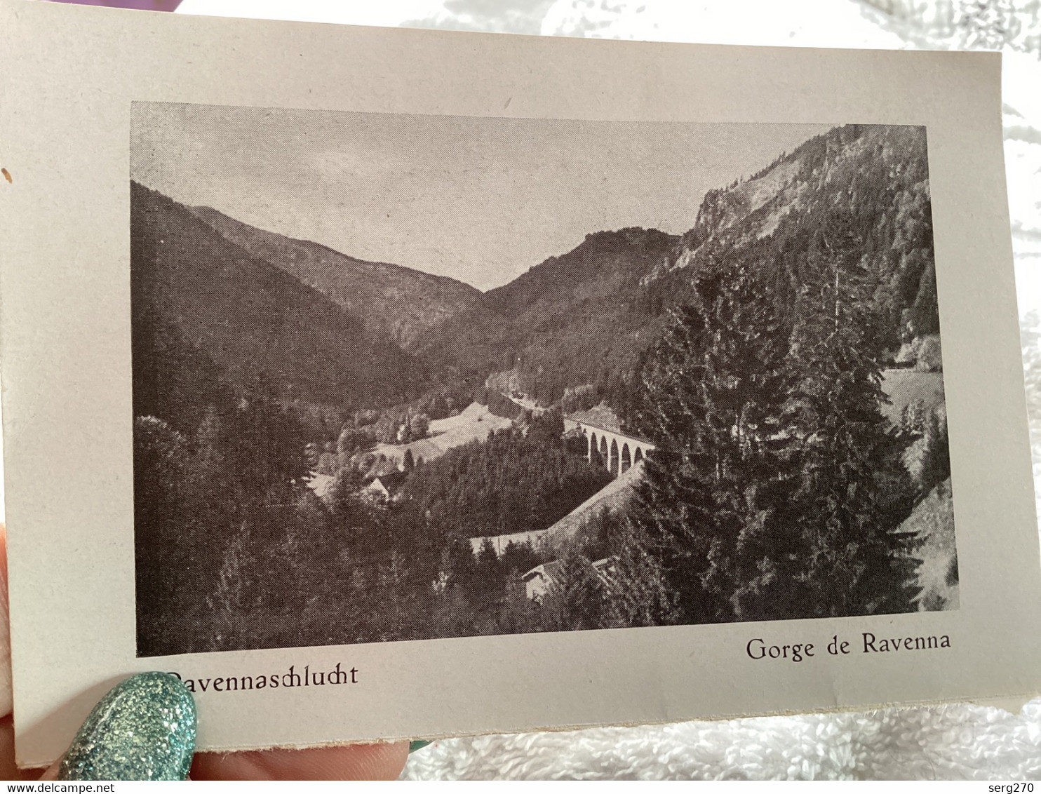 Ravenna Gorge Ravennaschlucht Allemagne, Village, Montagne - 1950 - ...