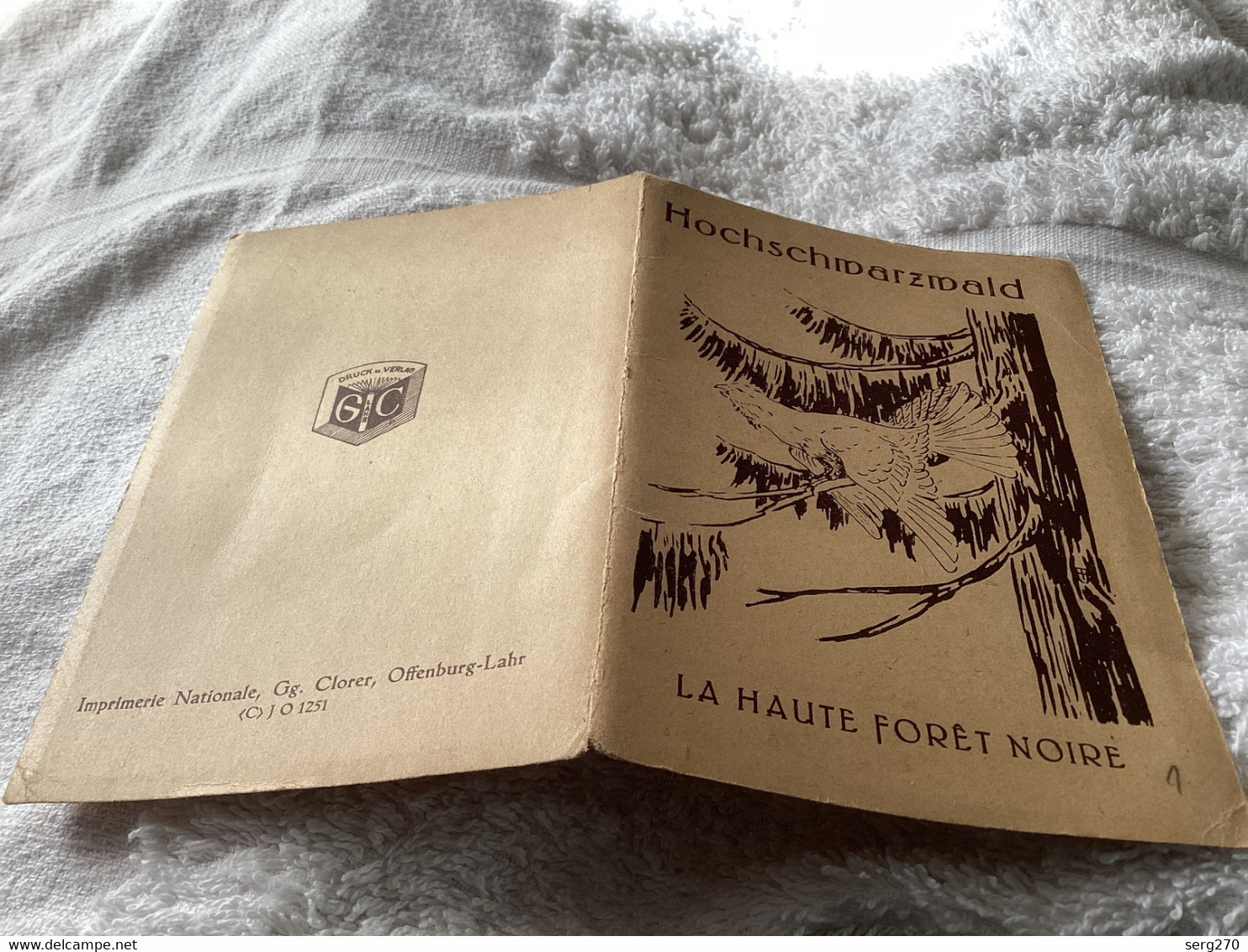 LA HAUTE FORET NOIRE Hochschmarzmald Allemagne, Oiseaux Sur Un Arbre Voyage - 1950 - ...