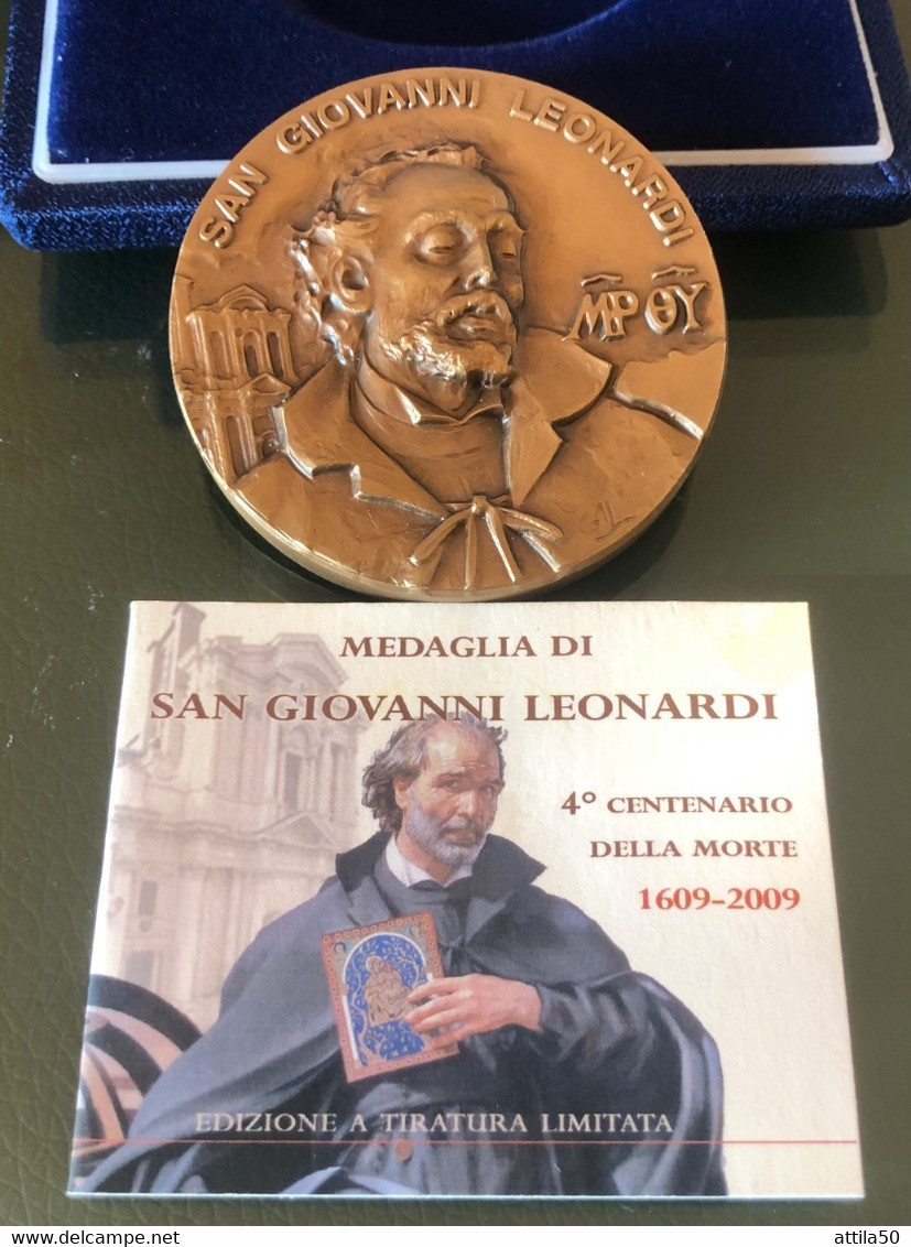 San Giovanni Leonardi - Medaglia Di Bronzo Per Il 4* Centenario Della Morte Mm.50 SOLO 400 Esemplari. 2009. - Monétaires/De Nécessité