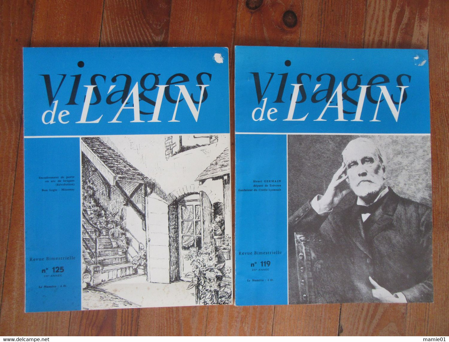 Lot De 2 Livres    Visages De L'Ain  N° 119 Et 125 - Rhône-Alpes