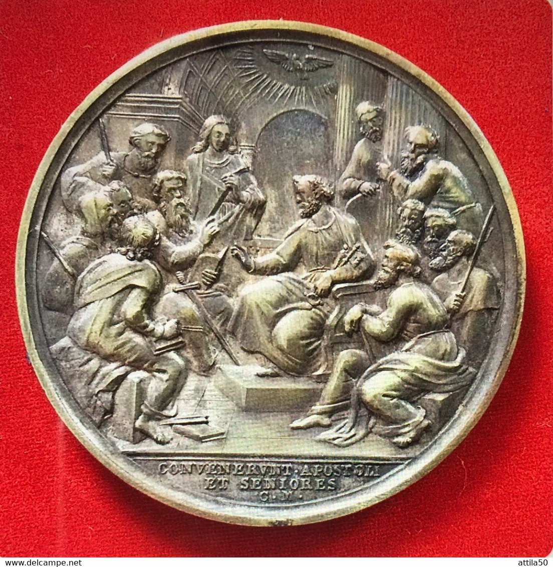 Papa Pio IX Anno XXIV - Medaglia Di Bronzo Mm.43 - Concilio Ecumenico - A Splendida. - Royal / Of Nobility