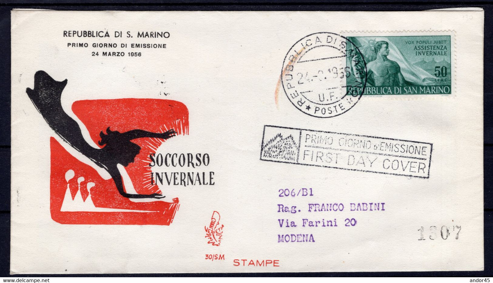 INSIEME DI 9 BUSTE TUTTE FDC VENETIA SERIE "50° DELL ARENGO " + AERIE COMPLETA A DUE VALORI " 1 MOSTRA INTERN.DEL FRANCO