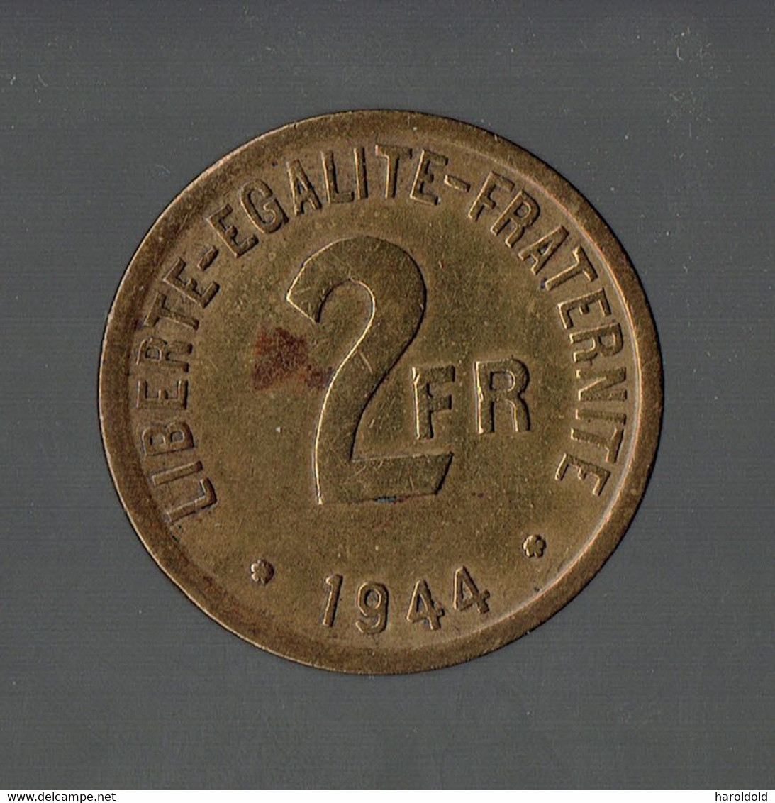 FRANCE LIBRE - 2F 1944 - TTB - 2 Francs