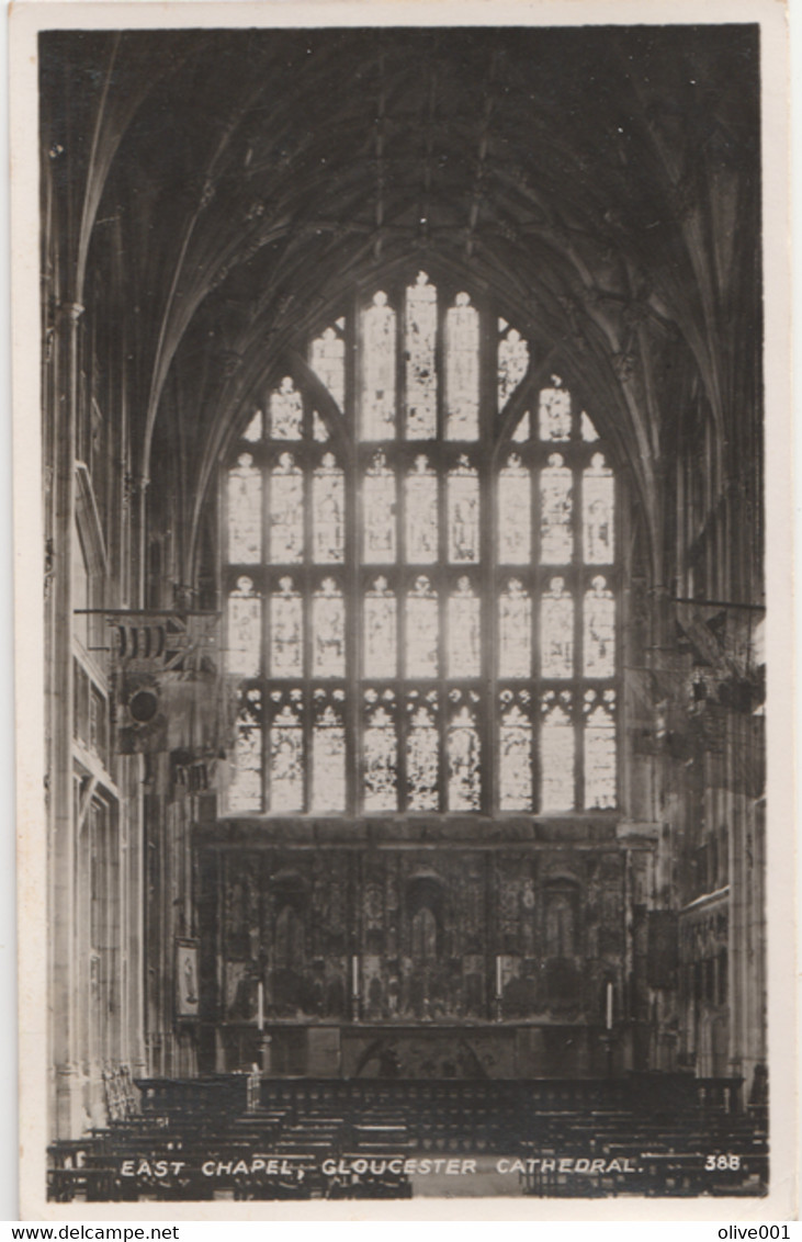 Gloucester Cathedral, East Chapel - Voyagée Pour Melun Seine-et-Marne (77) France Le 19/11/1948 Tp Des JO De Londres - Gloucester