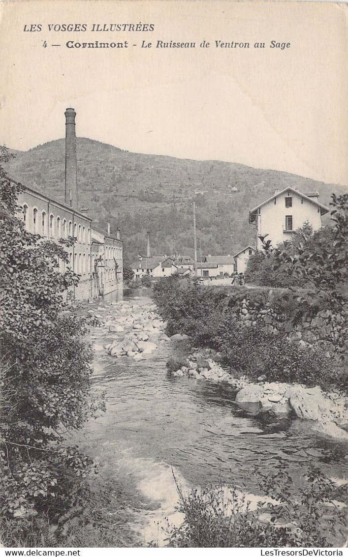 FRANCE - 88 - CORNIMONT - Le Ruisseau De Ventron Au Sage  - Carte Postale Ancienne - Cornimont