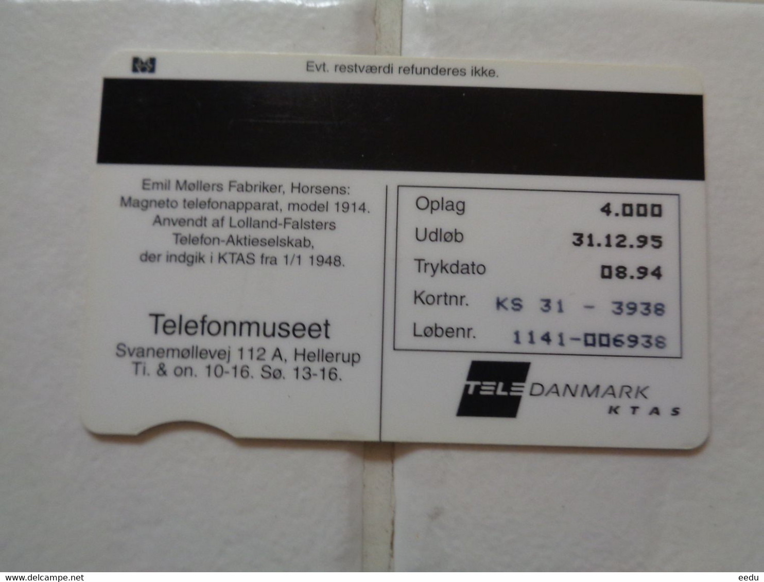 Denmark Phonecard - Téléphones