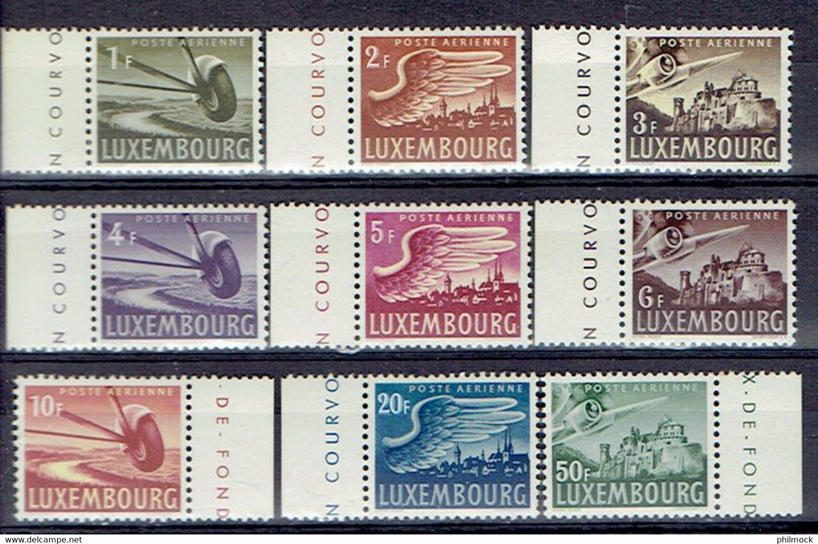 Luxembourg Série PA 7-15** MNH - Nuovi