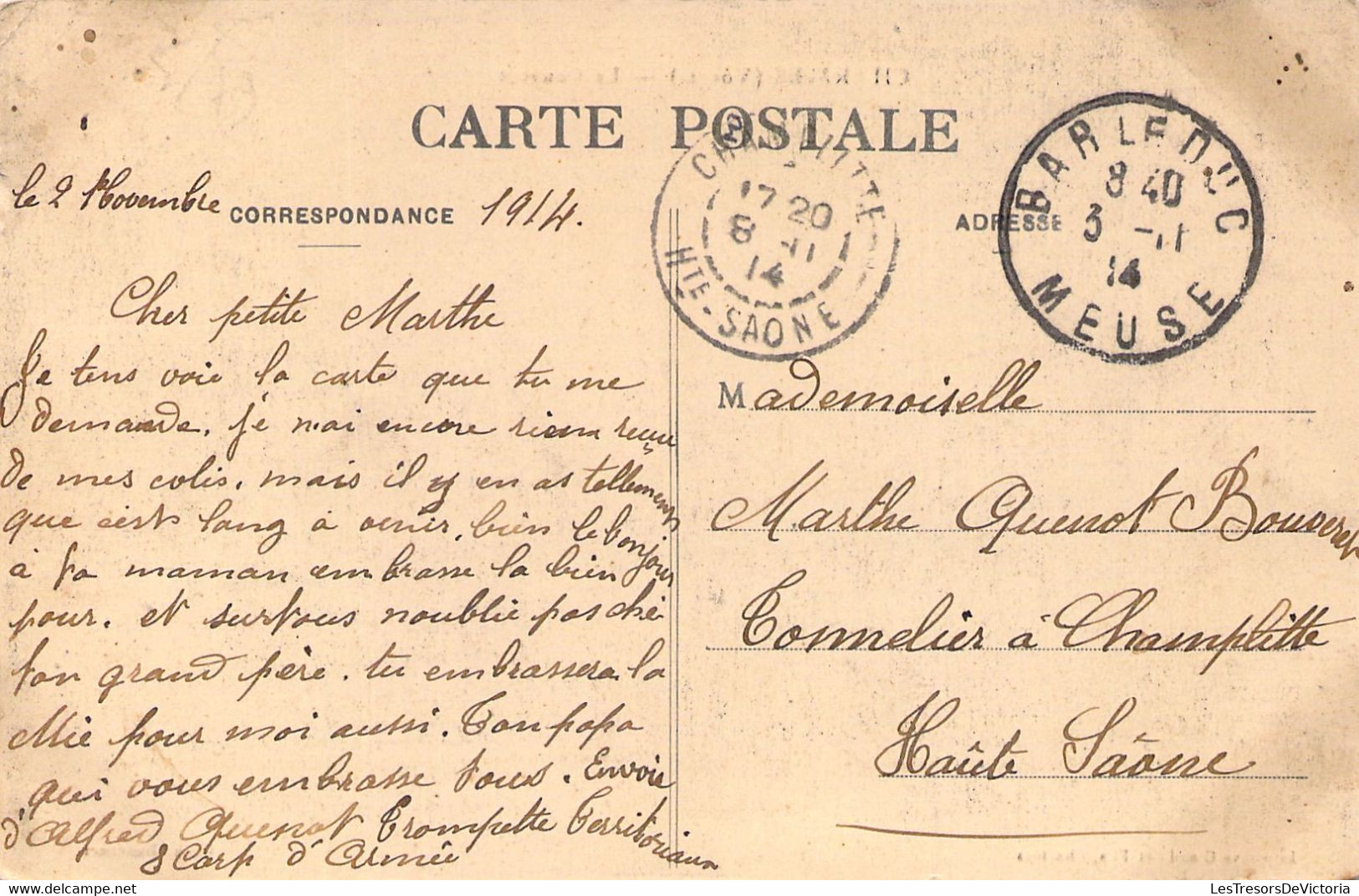 FRANCE - 88 - CHARMES - LE COUVENT - Carte Postale Ancienne - Charmes