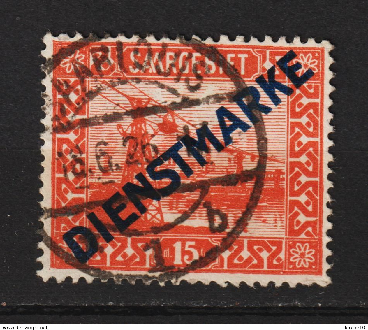 Saar MiNr. D 12 IV  (sab08) - Dienstmarken