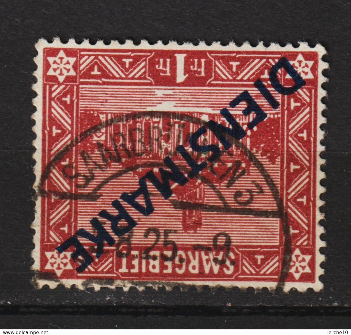 Saar MiNr. D 11 Vollstempel  (sab10) - Officials