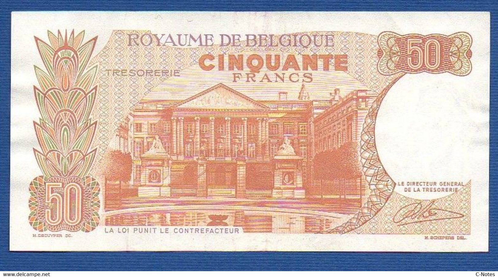 BELGIUM - P.139a(4) - 50 Francs 1966 VF/XF, Serie 1403 C 3074 - Otros & Sin Clasificación