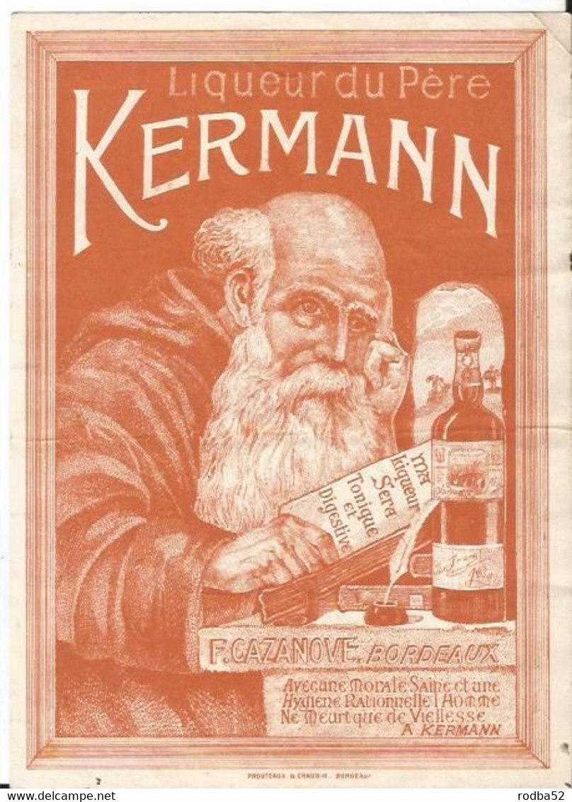 Publicité Ancienne - Liqueur Du Père Kermann - - Publicités