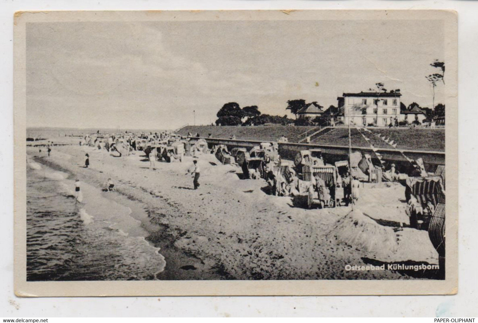 0-2565 KÜHLUNGSBORN, Am Strand 1953 - Zingst