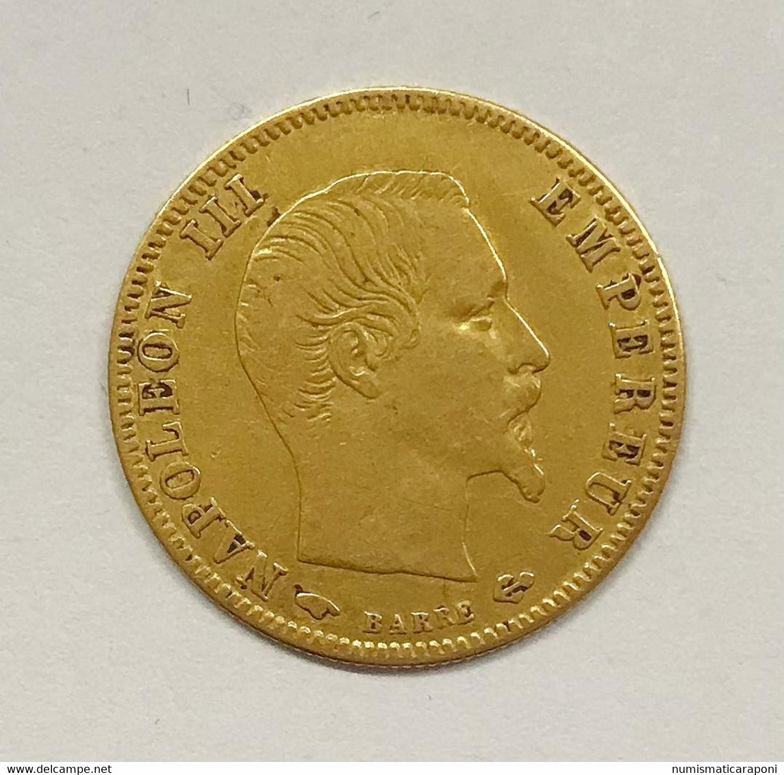 Francia France 1852-1870 5 Francs Napoléon III Tête Nue 1859 A Paris 2nd Empire  E.573 - 5 Francs (oro)