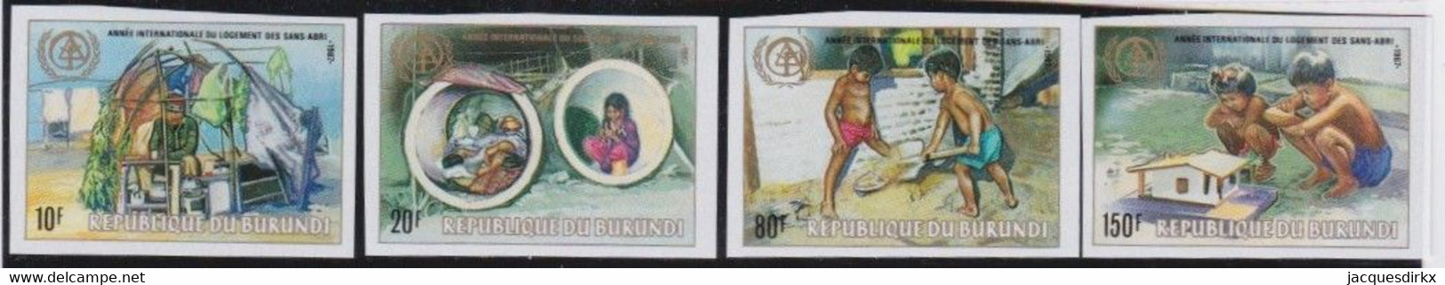 Burundi   .   OBP    .    959/962    .  Ongetand    .   **  .   Postfris - Ongebruikt