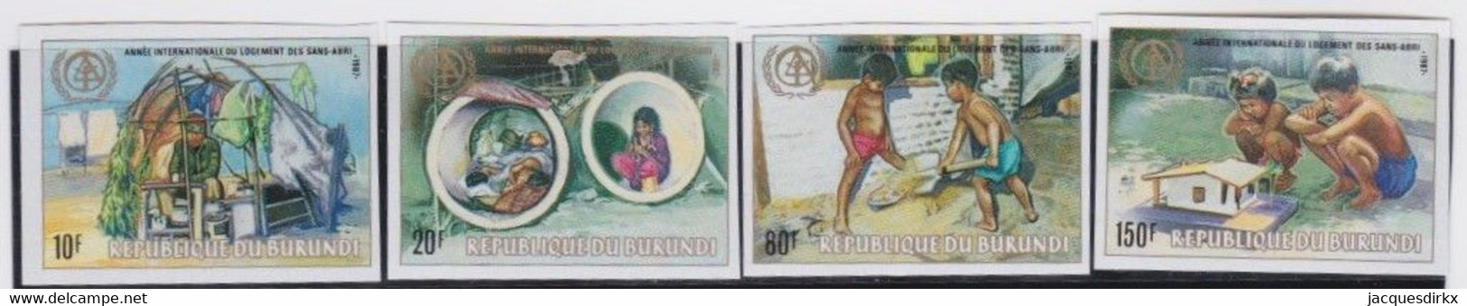 Burundi   .   OBP    .    959/962    .  Ongetand    .   **  .   Postfris - Ungebraucht