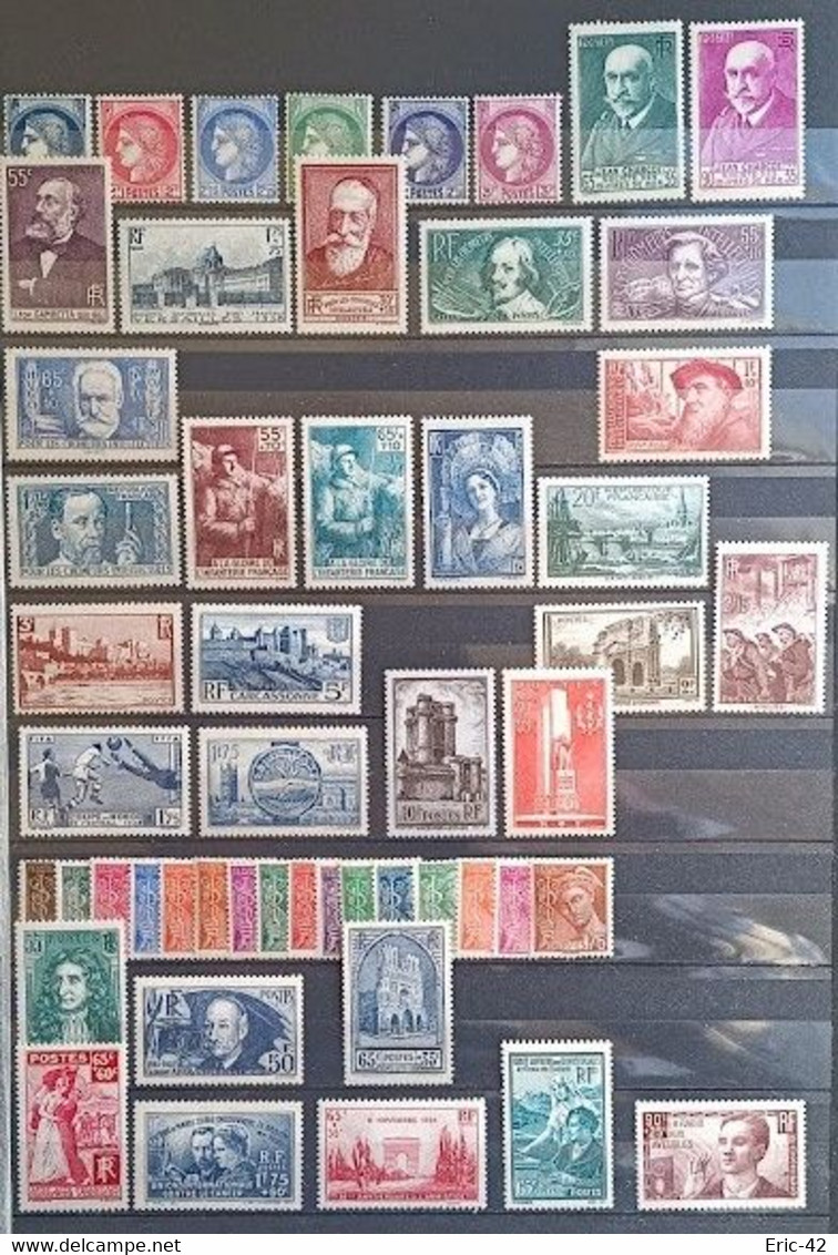 FRANCE. Année 1938 Complète Neuf* (52 Timbres) - ....-1939