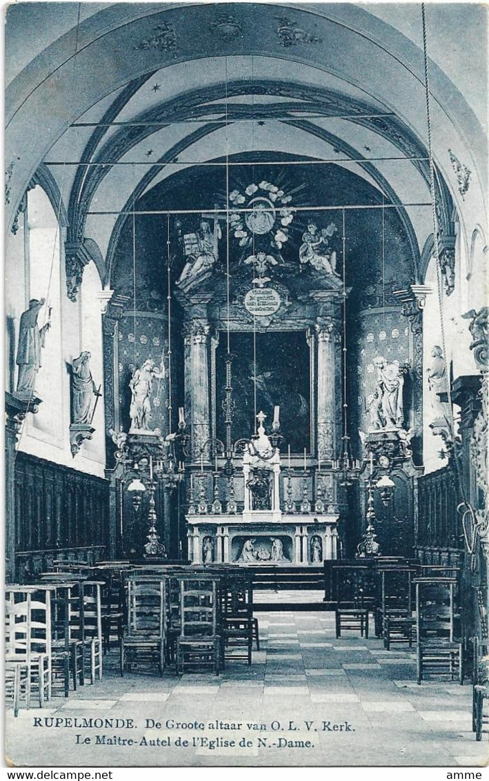 Rupelmonde  *  De Groote Altaar Van O.L.V. Kerk - Le Maître-Autel De L'Eglise N._Dame - Kruibeke