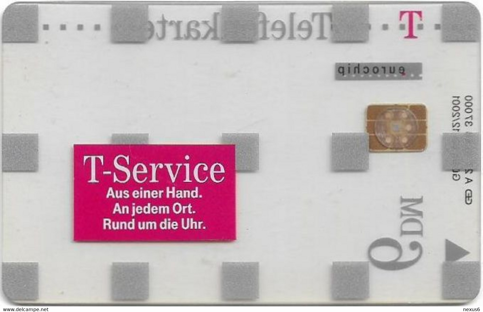 Germany - T-Service - (TRANSPARENT Card) - A 27-10.1998 - 6DM, 37.000ex, Mint - A + AD-Series : Werbekarten Der Dt. Telekom AG