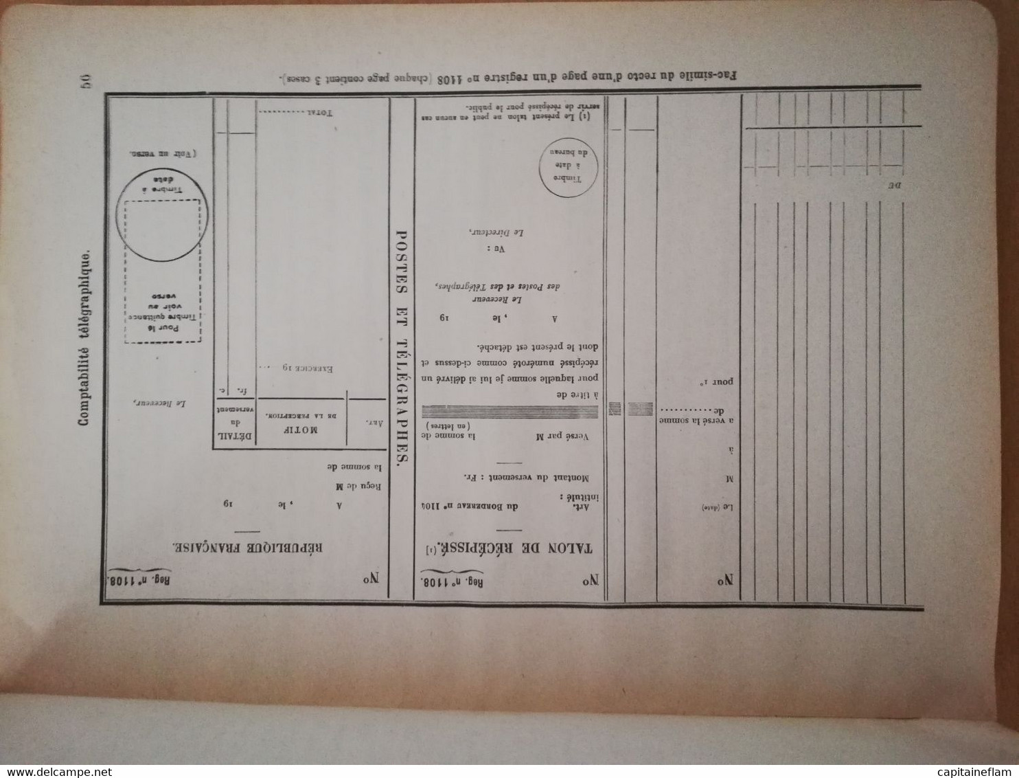 L107- 1939 Instruction T à L’usage Des Bureaux Télégraphiques -Fascicule II (détaxes Et Remboursement, Réclamations, PTT - Administraciones Postales