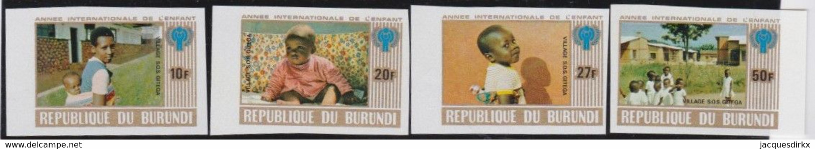 Burundi   .   OBP    .   839B/842B    .  Ongetand    .     **   .   Postfris  .   /   .  Neuf SANS Charnière - Nuevos