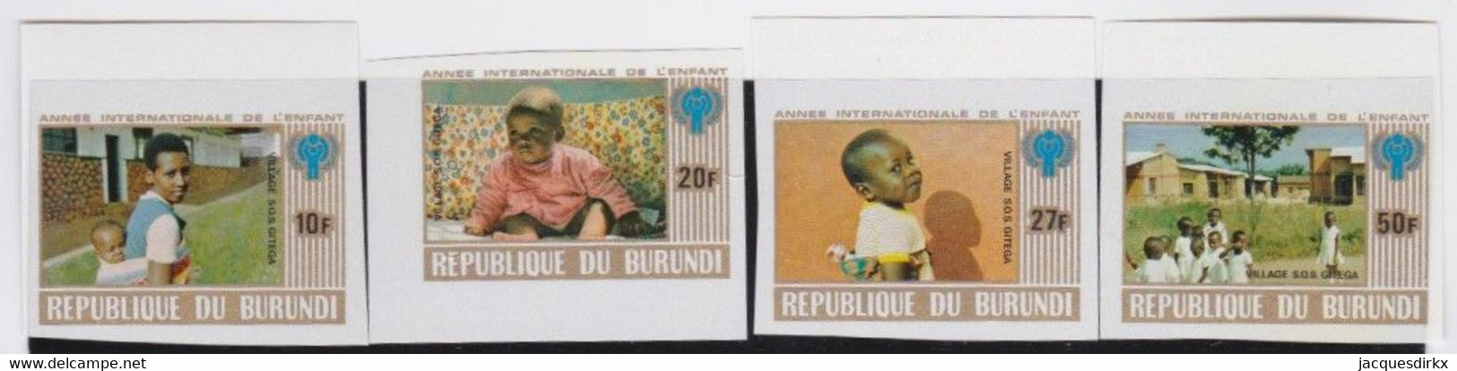 Burundi   .   OBP    .   839B/842B    .  Ongetand    .     **   .   Postfris  .   /   .  Neuf SANS Charnière - Ungebraucht