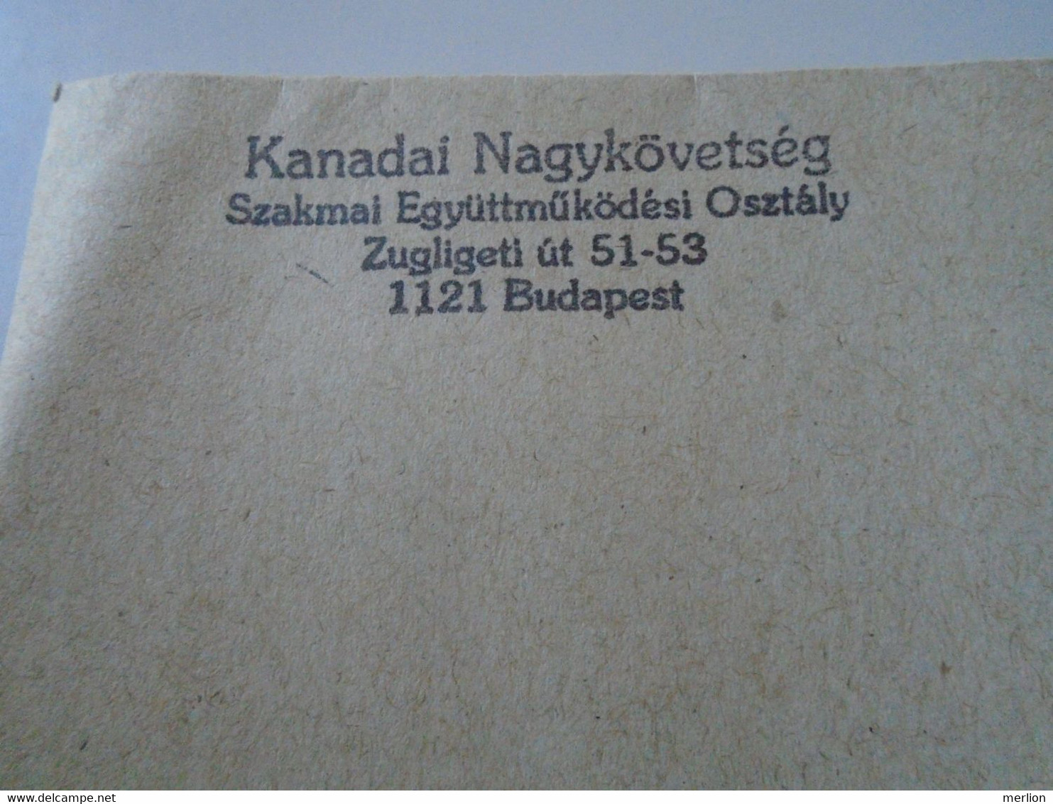 AD00012.96  Hungary  Cover -EMA Red Meter Freistempel-  2001  Budapest  Kanadai Nagykövetség - Canadian Embassy Canada - Automatenmarken [ATM]