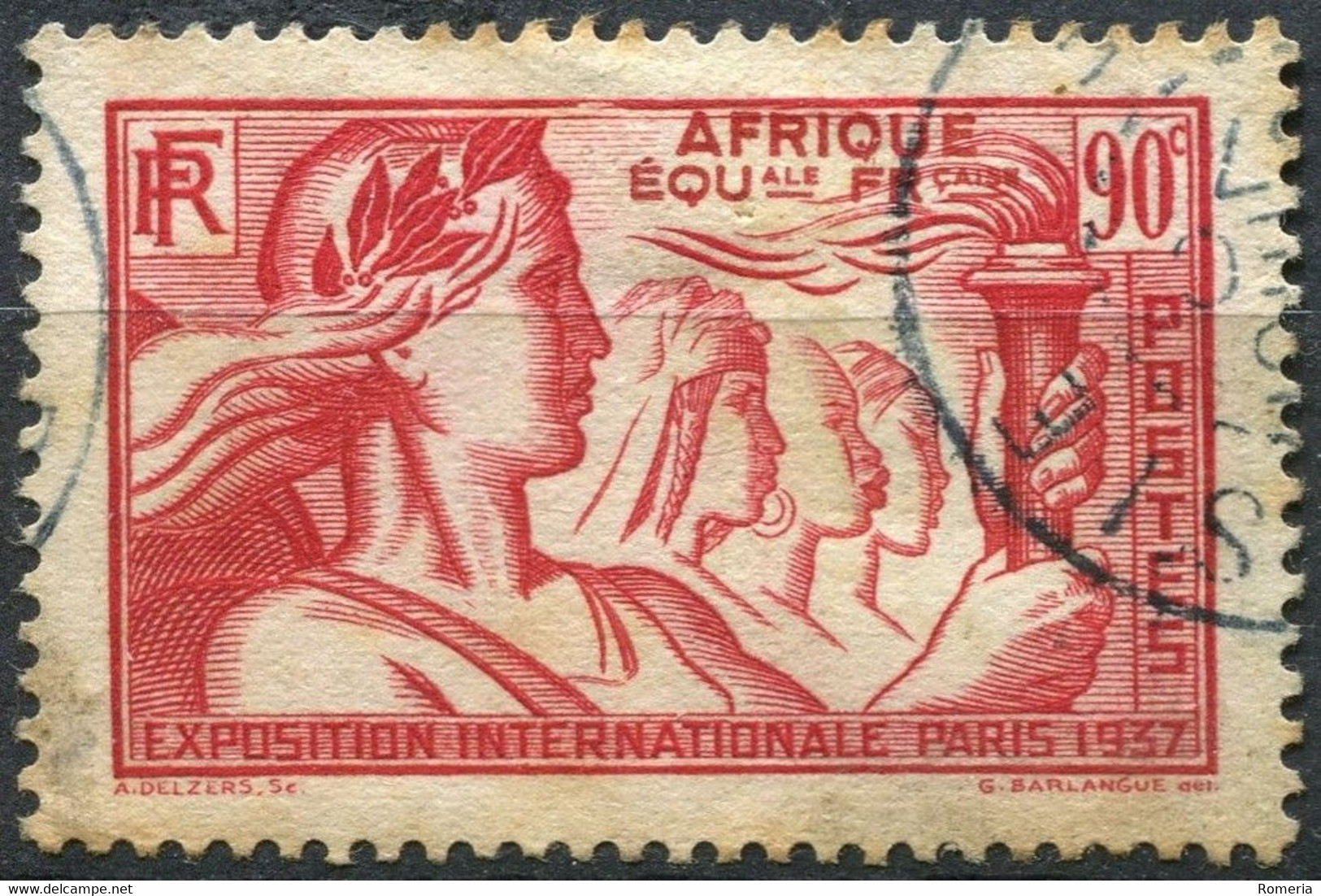 A.E.F. - 1937 -> 1958 - Lot Timbres Normaux, Poste Aérienne Et Taxes - Oblitérés Et * TC (taxes). Nºs Dans Description - Used Stamps