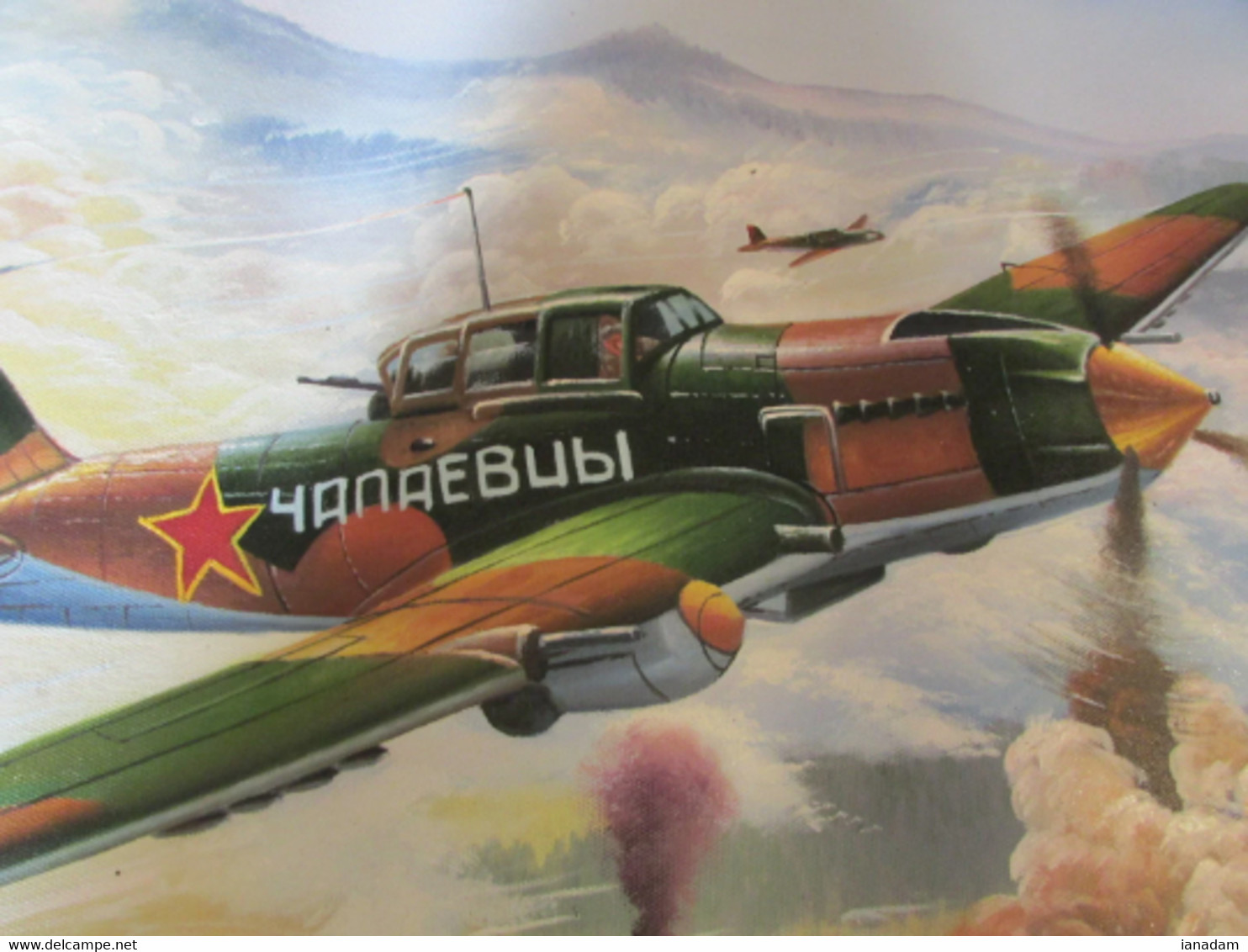 WW2 Russian Air Force Oil Painting - 1939-45