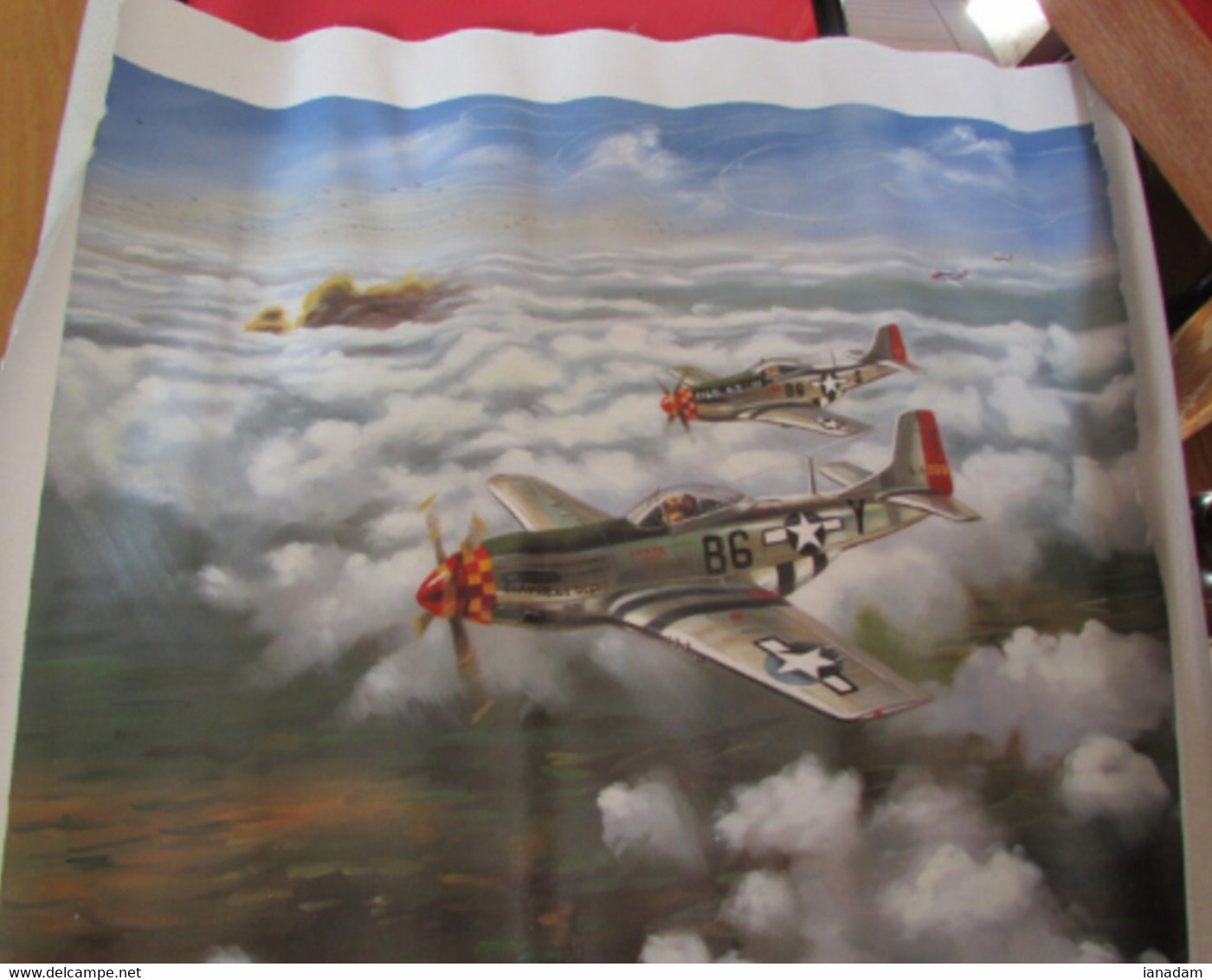 WW2 U.S. Air Force Oil Painting - 1939-45