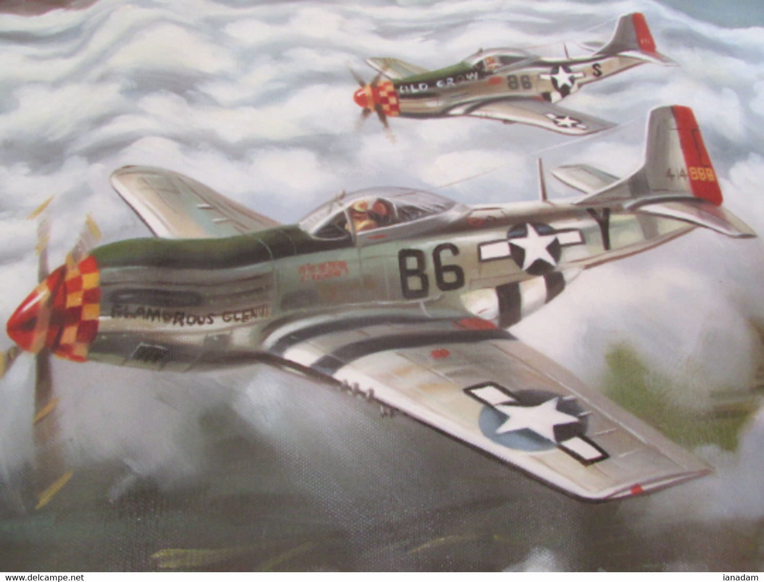 WW2 U.S. Air Force Oil Painting - 1939-45