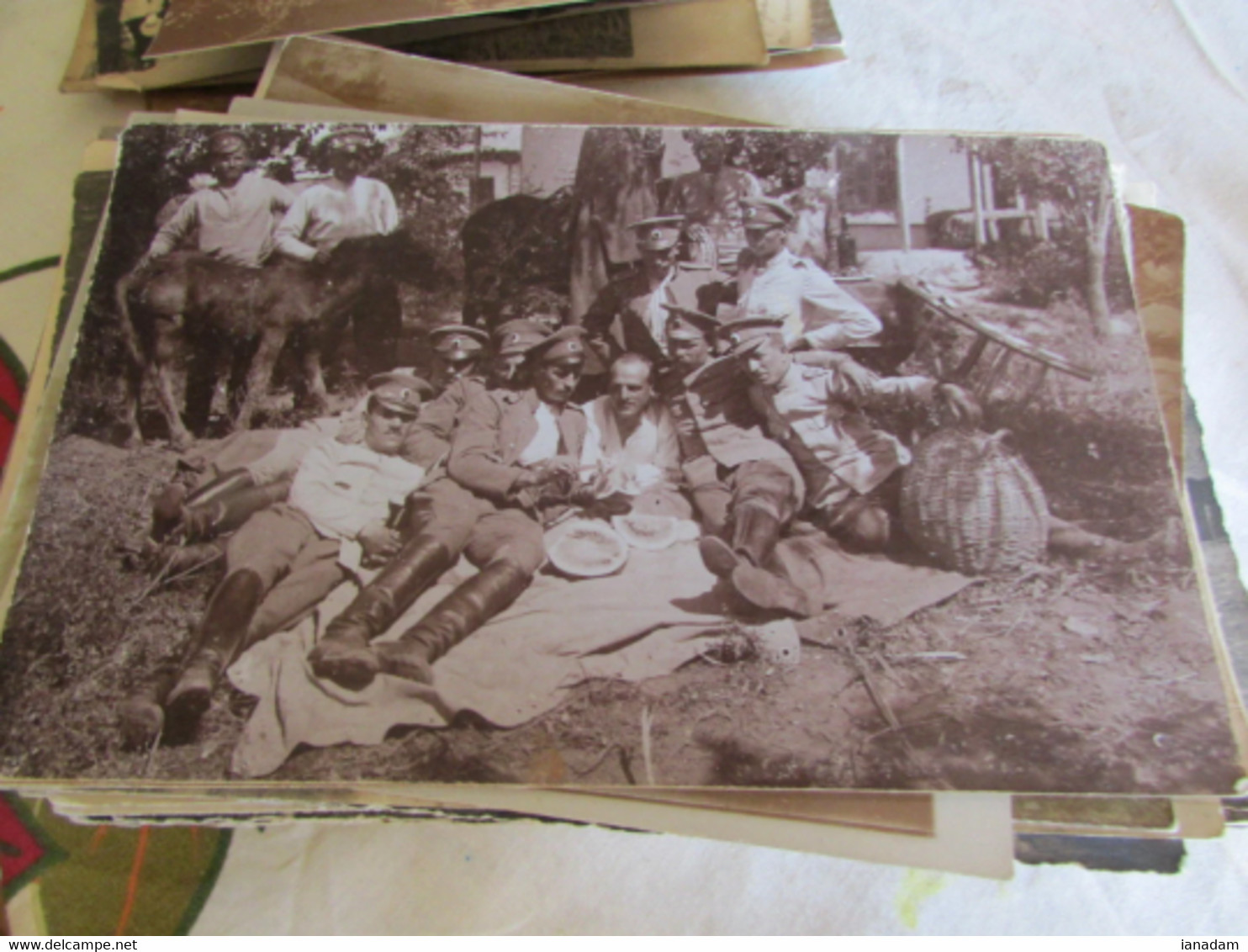 136 WW1 Bulgarian Soldier Photo Postcards - 1914-18